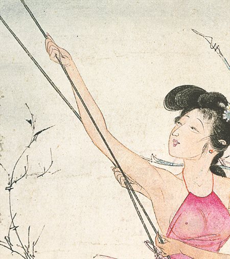 黄浦-胡也佛的仕女画和最知名的金瓶梅秘戏图